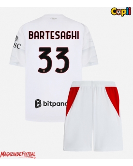 AC Milan Davide Bartesaghi #33 Echipament de Fotbal Replică 2026-27 Copii Deplasare (+ Șorturi)